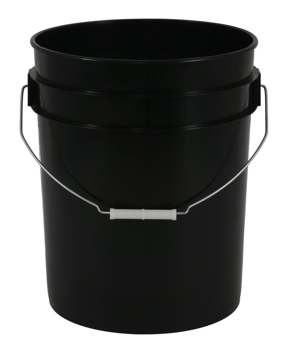 Gro Pro Black Plastic Bucket 5 Gallon