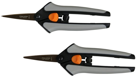 Fiskars Non-Stick Softgrip Micro-Tip Pruning Snip (2/Pk) 