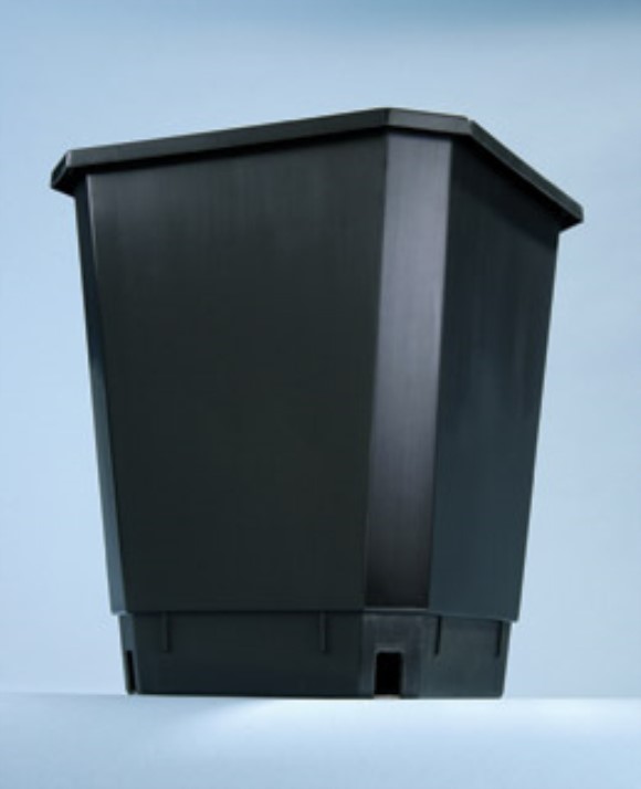Grodan MaxiPot, Black, 11.4"H x 9.64"L x 9.64"W