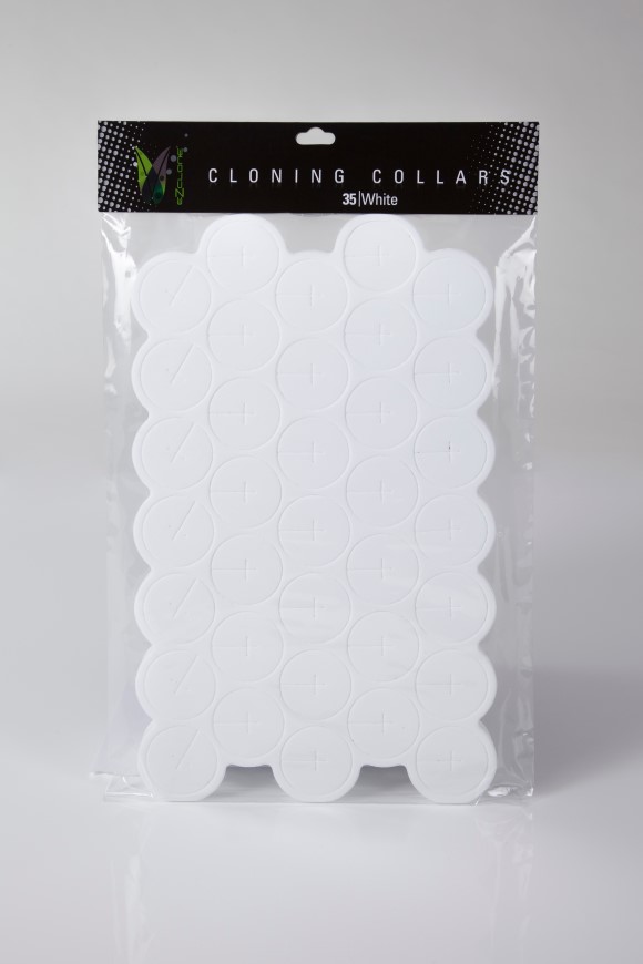 EZ-Clone Soft Cloning Collars, White, pack of 35