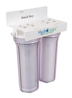 water filtration system Hydro Logic Small Boy De-Chlorinator Sediment Filter 